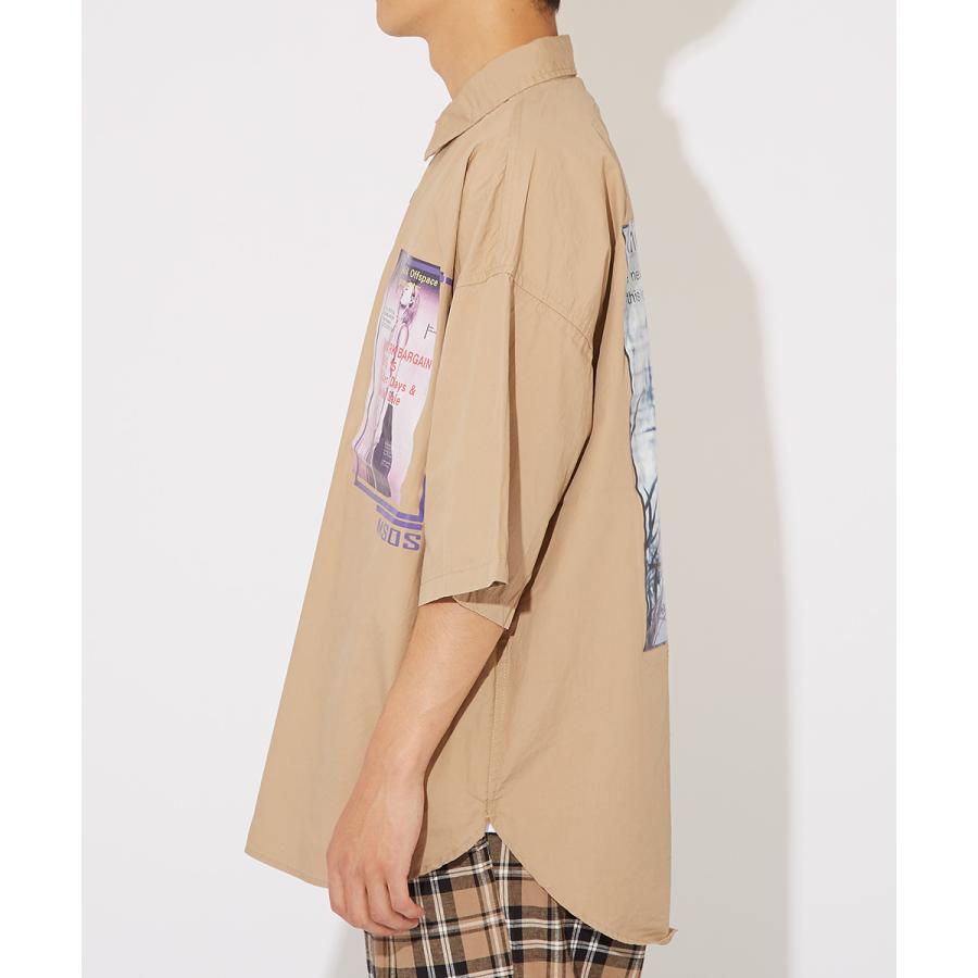 ビッグシャツ メンズ 半袖シャツ ビッグシルエット オーバーサイズ 大きいサイズ 白 黒 ストリート系 ストリートファッション improves | improves | 08