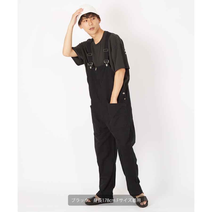 デニム オーバーオール メンズ オーバーサイズ 大きいサイズ ルーズシルエット 黒 白 青 サロペット つなぎ ツナギ オールインワン デニムパンツ Improves 406 Improves インプローブス 通販 Yahoo ショッピング