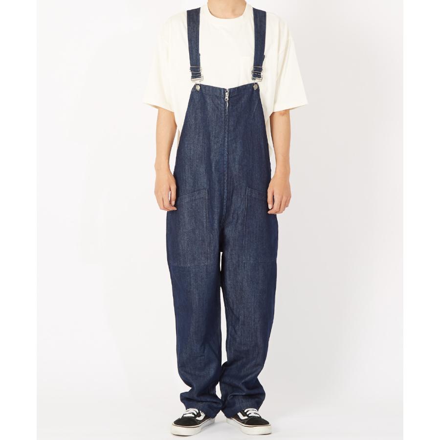 デニム オーバーオール メンズ オーバーサイズ 大きいサイズ ルーズシルエット 黒 白 青 サロペット つなぎ ツナギ オールインワン デニムパンツ Improves 406 Improves インプローブス 通販 Yahoo ショッピング