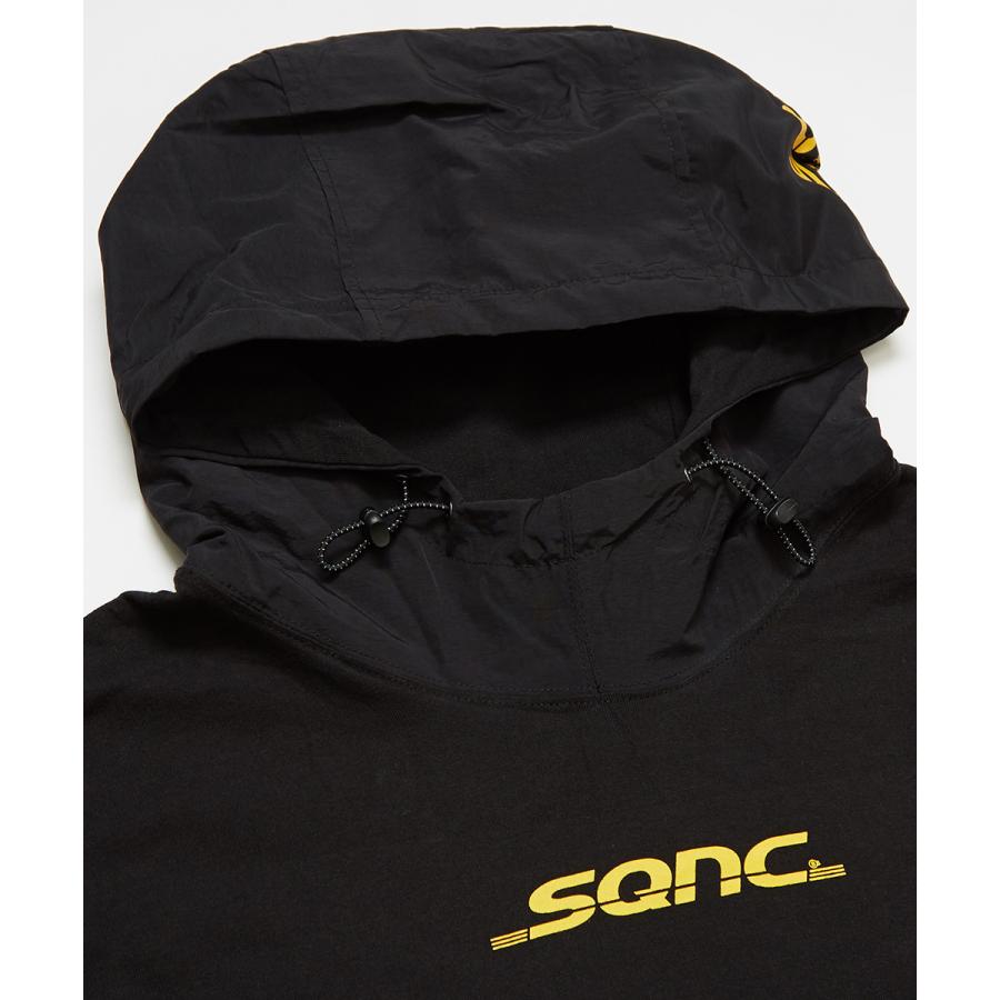 Sequence B ONE SOUL シーケンス パーカー メンズ 半袖 プルパーカー ロゴプリント プルオーバーパーカー 大きいサイズ オーバーサイズ 黒 白 ブランド | improves | 11