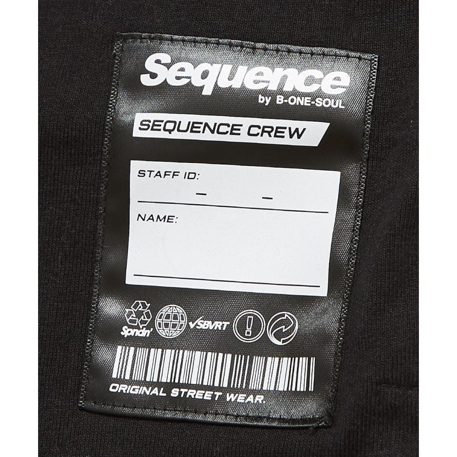Sequence B ONE SOUL シーケンス パーカー メンズ 半袖 プルパーカー ロゴプリント プルオーバーパーカー 大きいサイズ オーバーサイズ 黒 白 ブランド | improves | 17