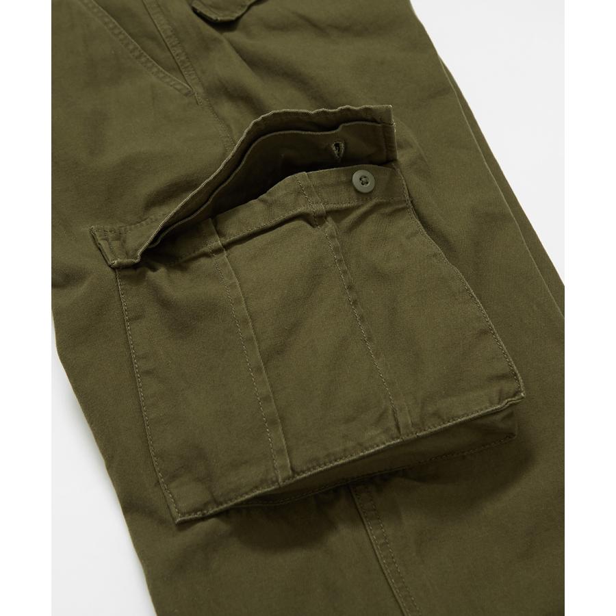 カーゴパンツ メンズ ワイド 大きいサイズ ツイル ミリタリーパンツ 緑 黒 無地 オーバーサイズ ゆったり ビッグシルエット improves | improves | 18