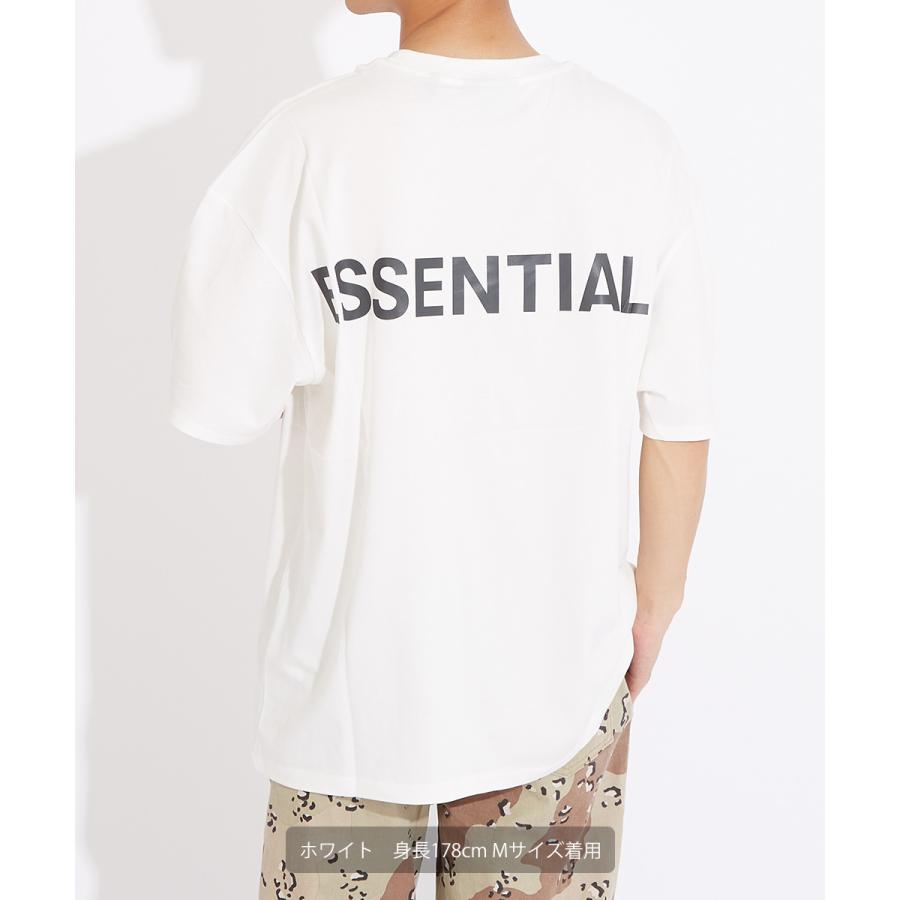FOG ESSENTIALS エフオージーエッセンシャルズ 半袖Tシャツ メンズ ビッグTシャツ ロゴプリント クルーネック オーバーサイズ  大きいサイズ ブランド
