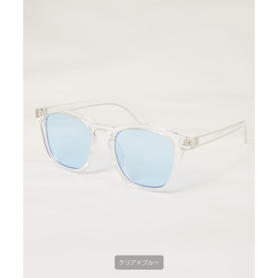 サングラス メンズ ウェリントン メガネ 眼鏡 カラーレンズ ブルーレンス クリアレンズ 伊達めがね ダテメガネ 黒縁 黒 デミ クリアー improves | improves | 04