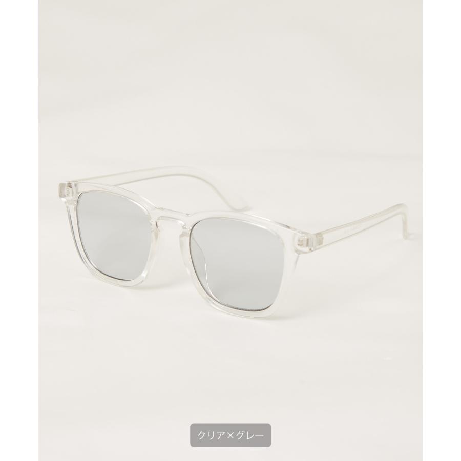 サングラス メンズ ウェリントン メガネ 眼鏡 カラーレンズ ブルーレンス クリアレンズ 伊達めがね ダテメガネ 黒縁 黒 デミ クリアー improves | improves | 05
