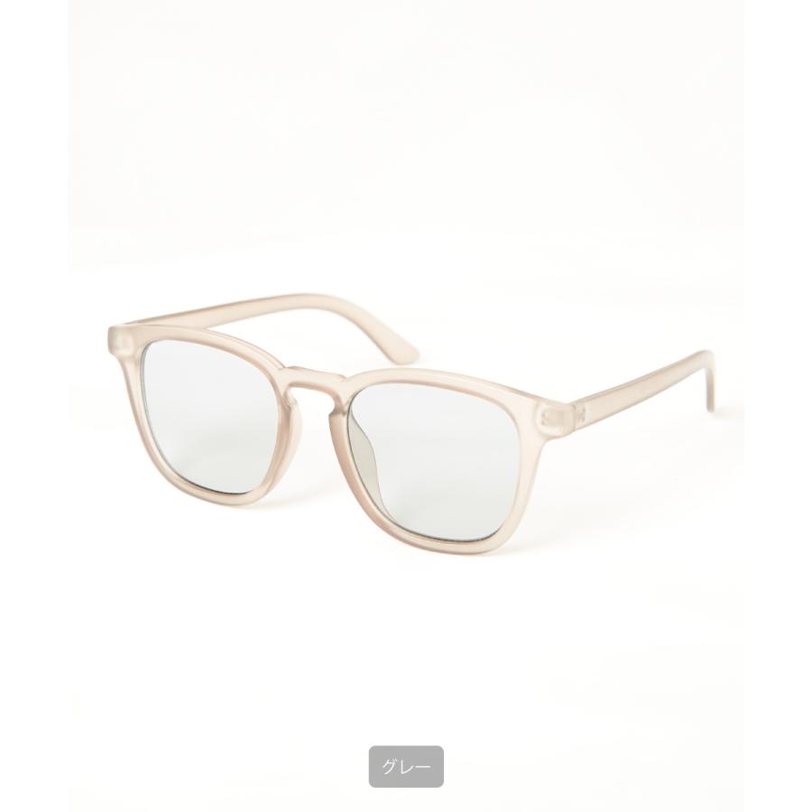 サングラス メンズ ウェリントン メガネ 眼鏡 カラーレンズ ブルーレンス クリアレンズ 伊達めがね ダテメガネ 黒縁 黒 デミ クリアー improves | improves | 08