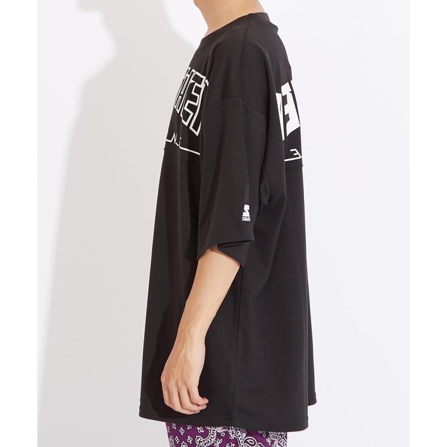 STARTER×THRASHER スターター×スラッシャー 半袖Tシャツ メンズ フットボールTシャツ ロゴT ビッグロゴ プリントTシャツ クルーネック 大きいサイズ ブランド | improves | 06