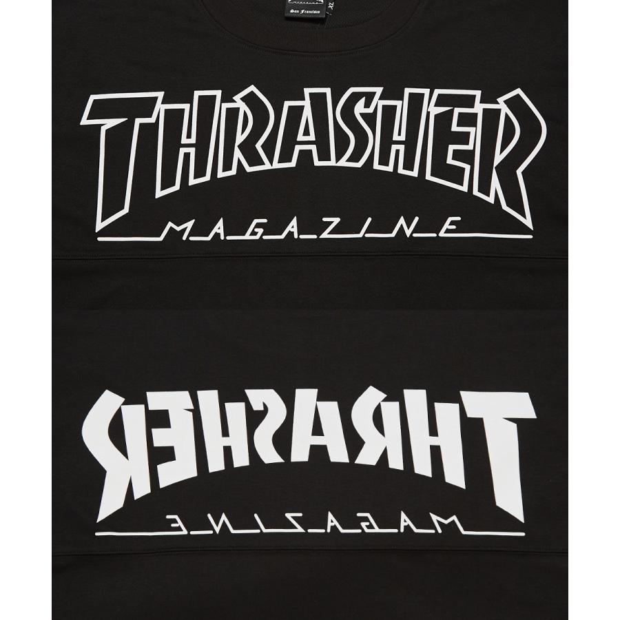 STARTER×THRASHER スターター×スラッシャー 半袖Tシャツ メンズ フットボールTシャツ ロゴT ビッグロゴ プリントTシャツ クルーネック 大きいサイズ ブランド | improves | 09