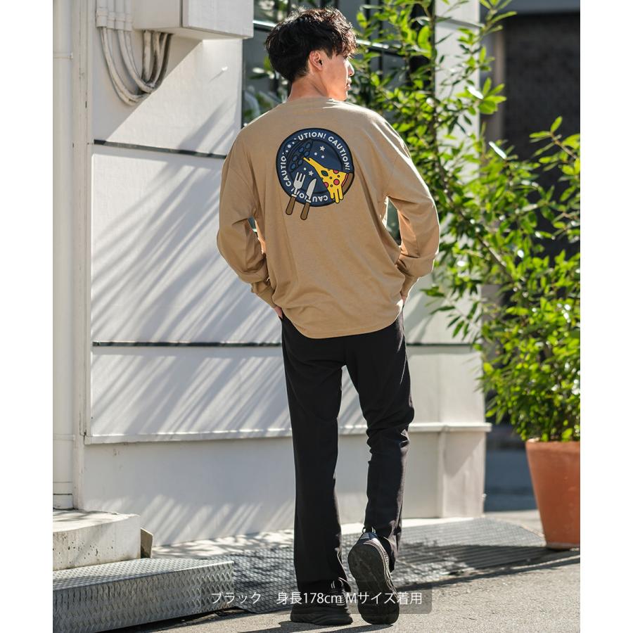 スラックス メンズ TR素材 スーツ生地 フレアパンツ 無地 ペンシルストライプ柄 ストライプパンツ シューカットパンツ トラウザーパンツ 黒 improves | improves | 04