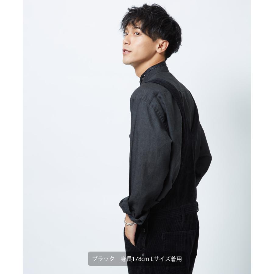 オーバーオール メンズ 親子 コーデュロイ サロペット あったか 暖かい 白 黒 ゆったり 大きいサイズ オールインワン improves | improves | 05