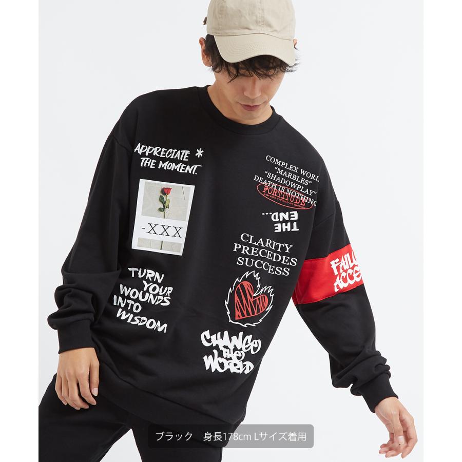 improves Tシャツ メンズ ビッグTシャツ ロンT 長袖Tシャツ