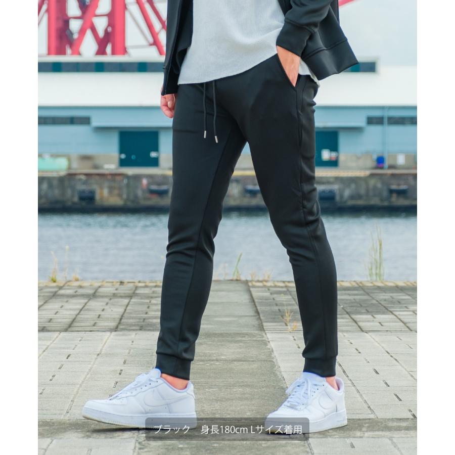 ジョガーパンツ メンズトラックパンツ イージー スキニー ダンボール素材 ジャージ トレーニングウェア ストレッチ ランニング ジム リラックス セットアップ | improves | 01
