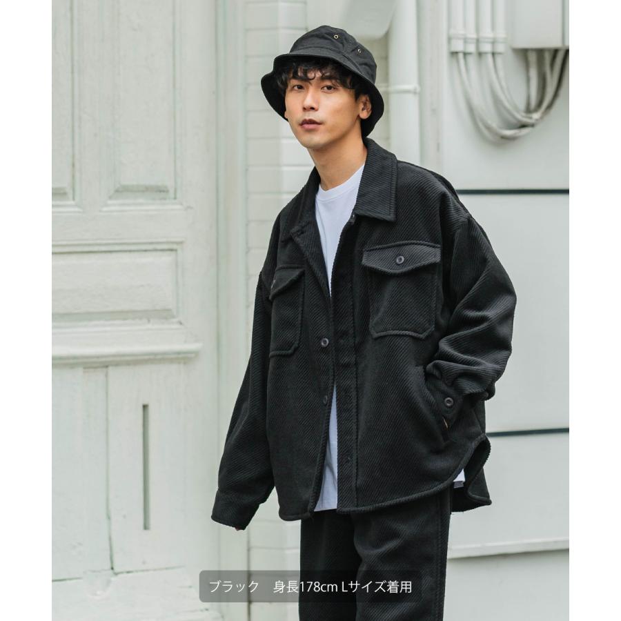 CPOジャケット メンズ カルゼジャケット セットアップ可能 ビッグシルエット オーバーサイズ 大きいサイズ カバーオール ミリタリー 無地 improves | improves | 01