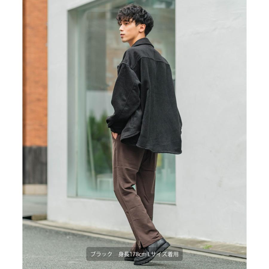 CPOジャケット メンズ カルゼジャケット セットアップ可能 ビッグシルエット オーバーサイズ 大きいサイズ カバーオール ミリタリー 無地 improves | improves | 04