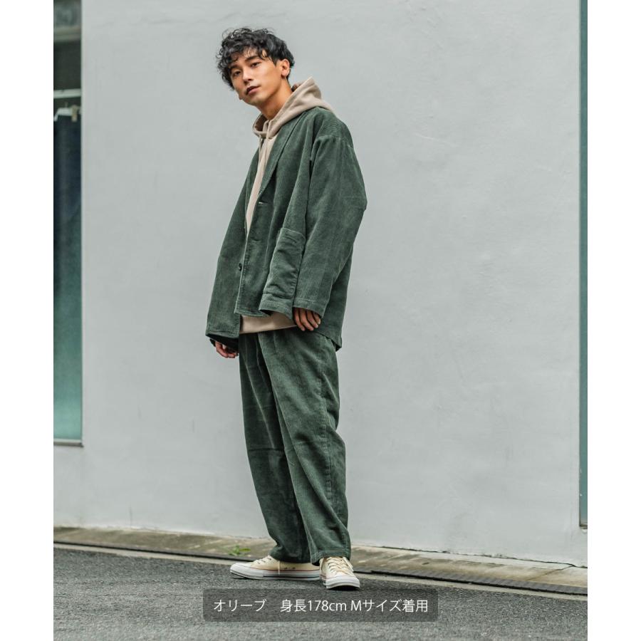 improves（インプローブス） ワイドパンツ メンズ コーデュロイパンツ