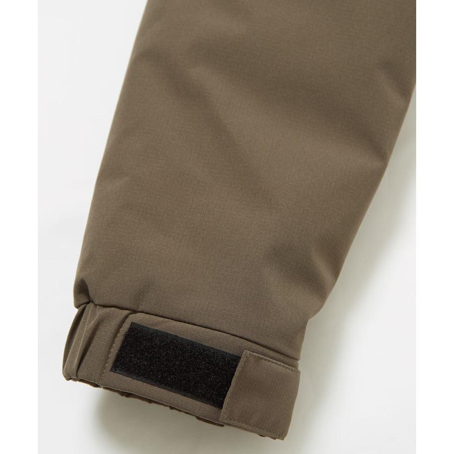 マウンテンパーカー メンズ 防寒 中綿 ダウン ジャケット 撥水 ミニリップ 止水ジップ ボリュームネック ミリタリーパーカー 秋冬アウター 白 黒 | improves | 15