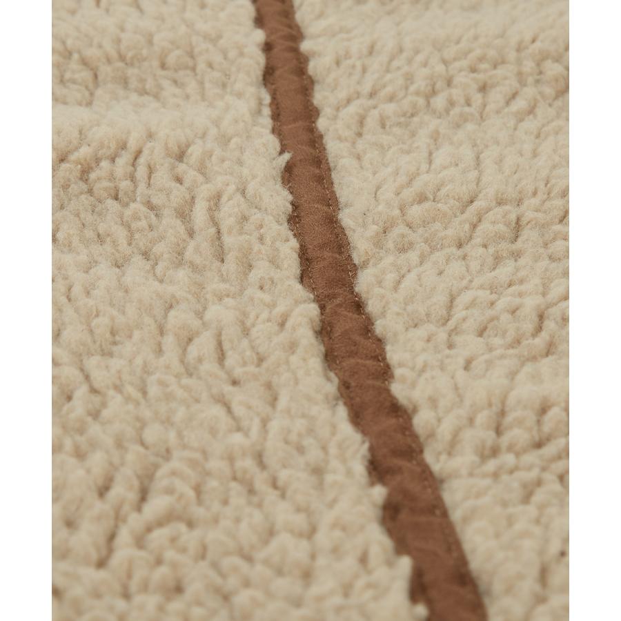 B-3ボアブルゾン メンズ ビッグ スタンドカラー ジャケット シープボア ジャンバー ボアジャケット B3 ミリタリー フライトジャケット モコモコ improves | improves | 17