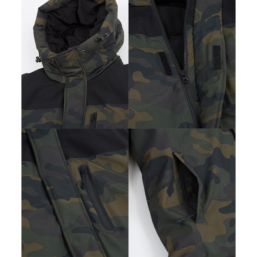 中綿ジャケット メンズ 防寒 撥水 フードジャケット 無地 バンダナ柄 ペイズリー柄 ジャンバー ジャンパー ダウンジャケット improves | improves | 18