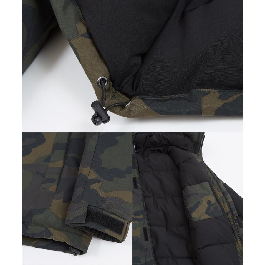 中綿ジャケット メンズ 防寒 撥水 フードジャケット 無地 バンダナ柄 ペイズリー柄 ジャンバー ジャンパー ダウンジャケット improves | improves | 19