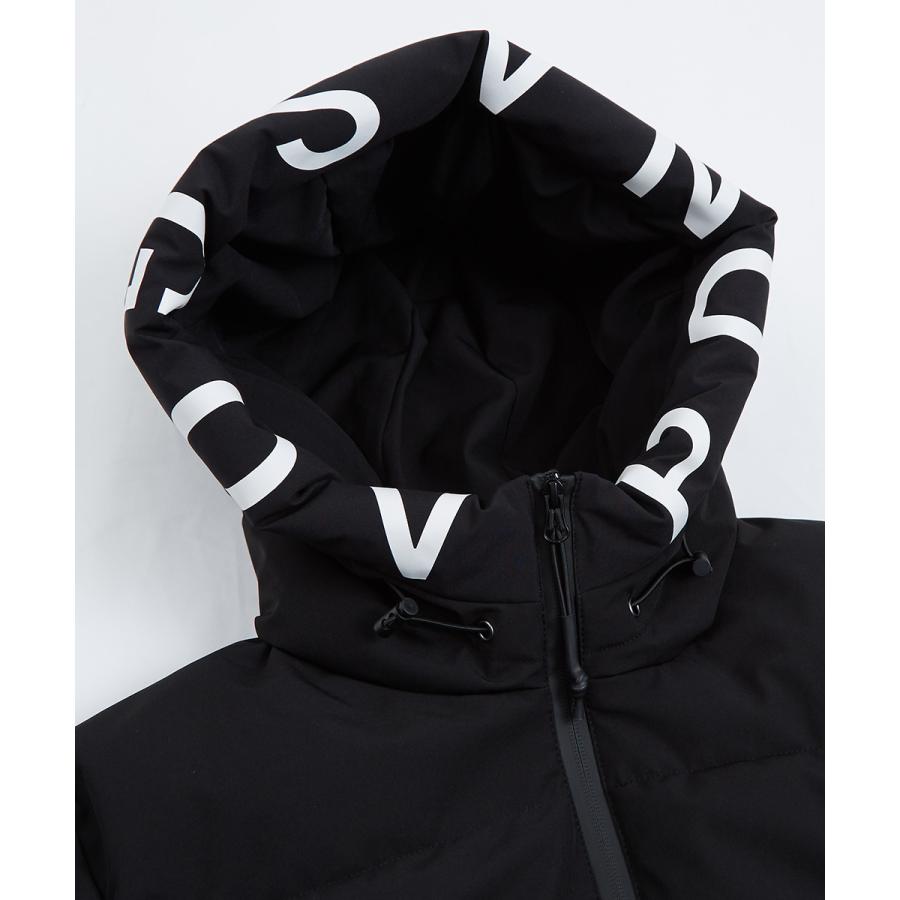 中綿ジャケット メンズ 防寒 撥水 フードジャケット スタンドネック ボリュームネック 無地 黒 白 赤 ダウンジャケット improves | improves | 10