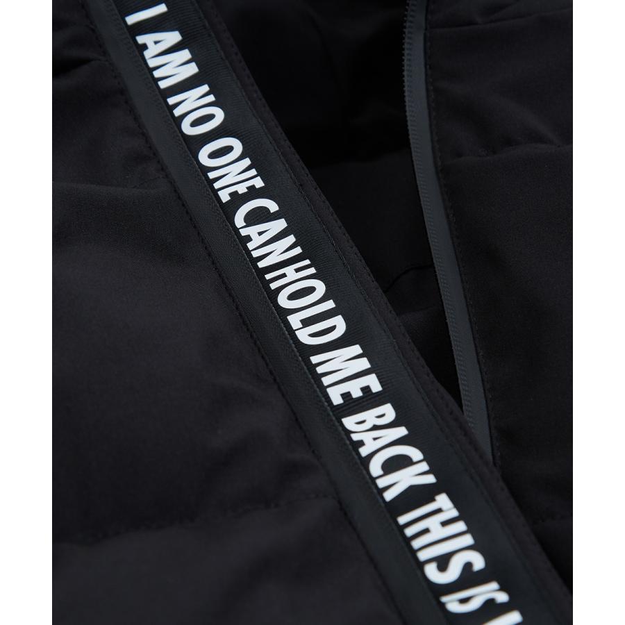 中綿ジャケット メンズ 防寒 撥水 フードジャケット スタンドネック ボリュームネック 無地 黒 白 赤 ダウンジャケット improves | improves | 11