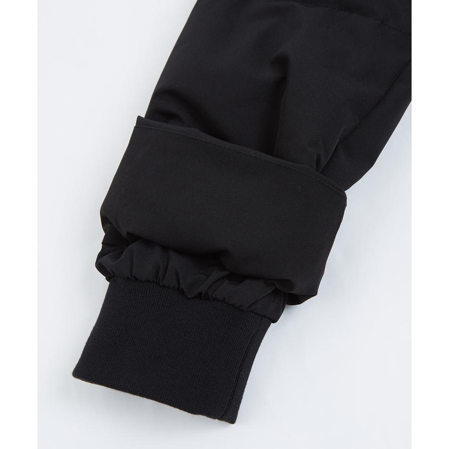 中綿ジャケット メンズ 防寒 撥水 フードジャケット スタンドネック ボリュームネック 無地 黒 白 赤 ダウンジャケット improves | improves | 14