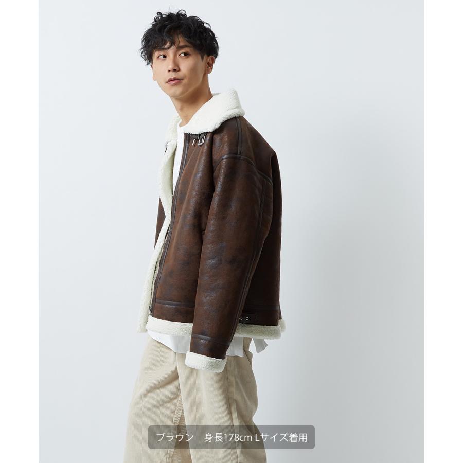 improves（インプローブス） ボアジャケット メンズ 裏ボア ミリタリー