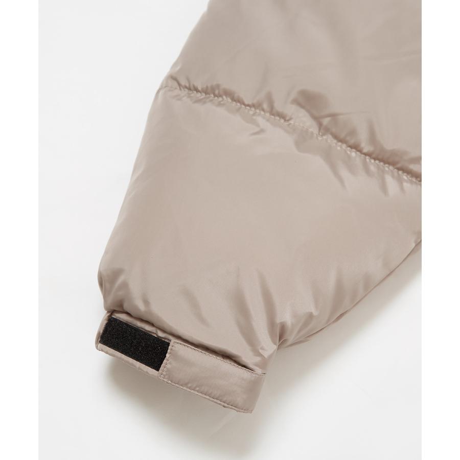 中綿ジャケット メンズ ダウンジャケット コクーンシルエット ジャンパー ブルゾン ドロップショルダー ビッグシルエット オーバーサイズ フード付 | improves | 14