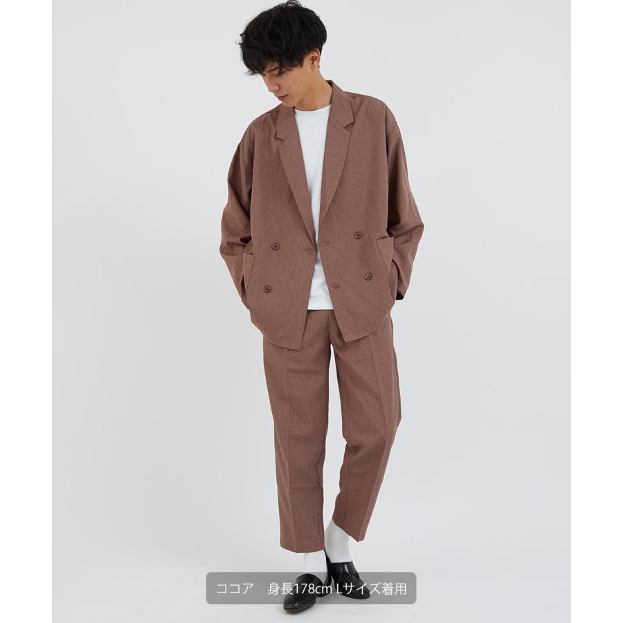 テーラードジャケット メンズ ダブル ジャケット セットアップ可能 ビッグシルエット オーバーサイズ 大きいサイズ improves | improves | 10