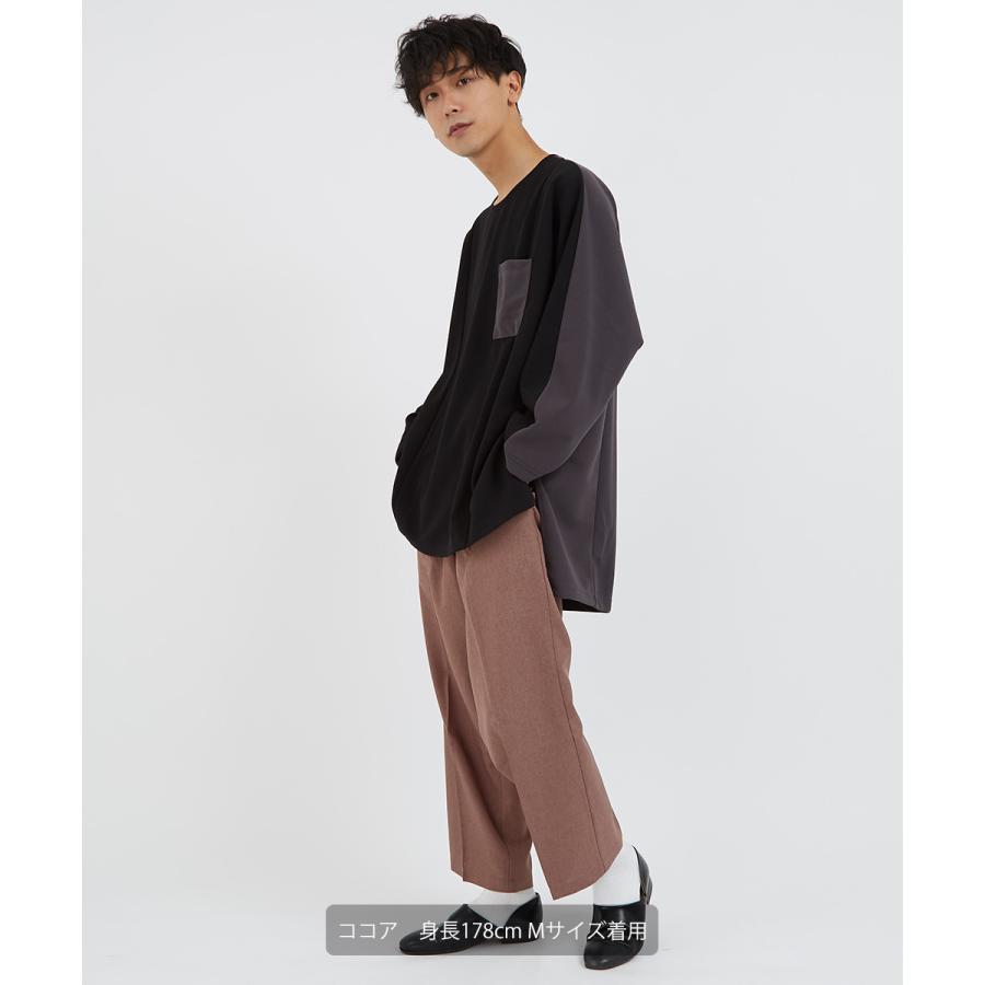 improves ワイドパンツ メンズ スラックス セットアップ可能