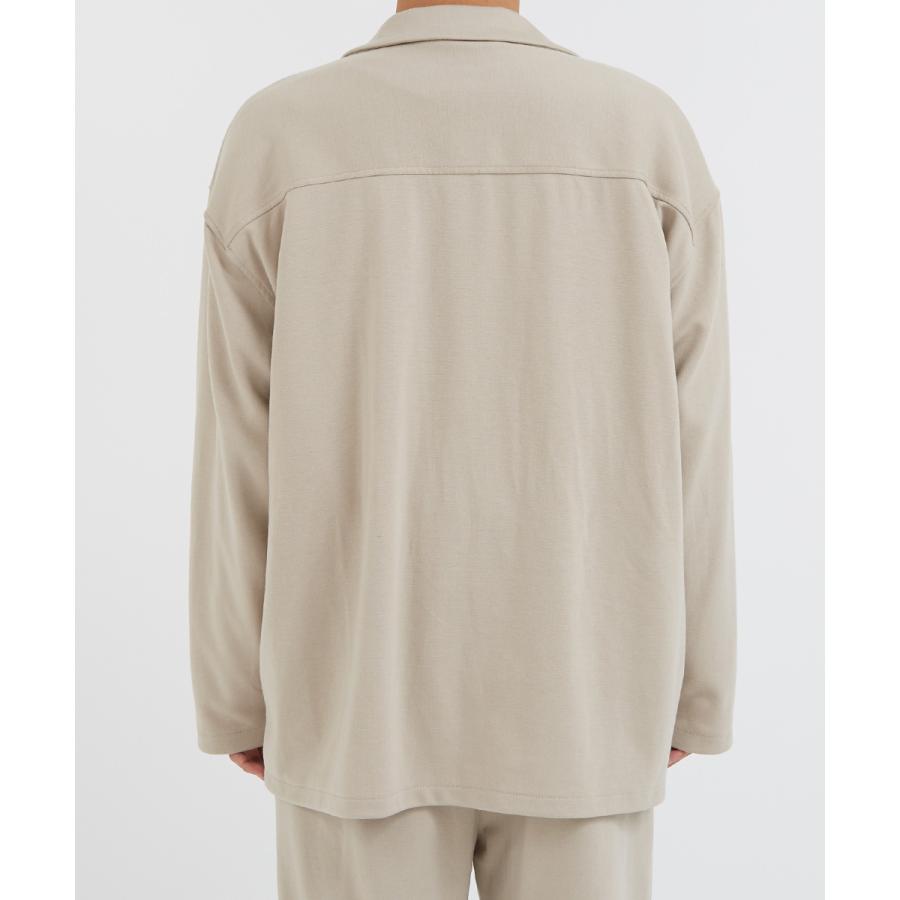 テーラードジャケット メンズ シングル 1つボタン 1B ポンチ スウェット ジャケット セットアップ可能 ビッグシルエット オーバーサイズ 大きいサイズ improves | improves | 13