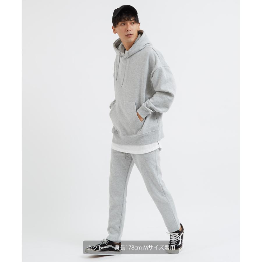 スウェットパンツ メンズ 裏起毛 パンツ 暖かい あったか セットアップ可能 ウエストゴム テーパード ゆったり 無地 スエット イージーパンツ improves | improves | 10