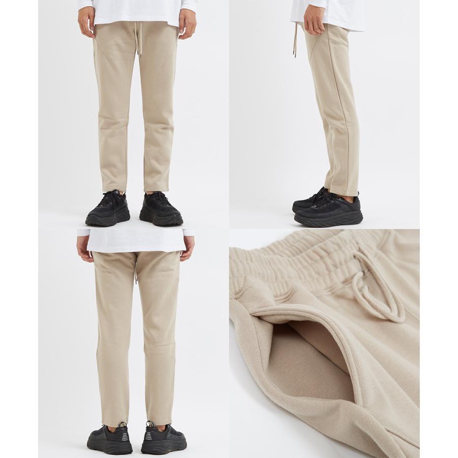 スウェットパンツ メンズ 裏起毛 パンツ 暖かい あったか セットアップ可能 ウエストゴム テーパード ゆったり 無地 スエット イージーパンツ improves | improves | 15