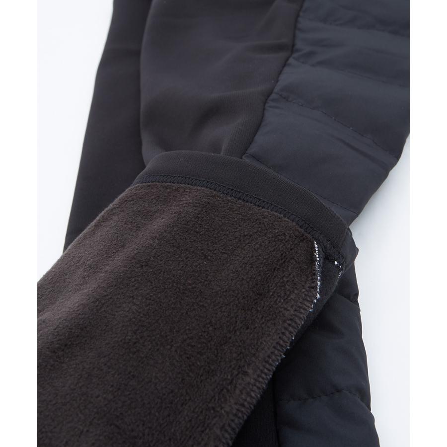 ジョガーパンツ メンズ 裏起毛 ダウンフェザー入り ウエストゴム セットアップ可能 スリム ダウンパンツ カモフラ柄 迷彩柄 improves | improves | 19