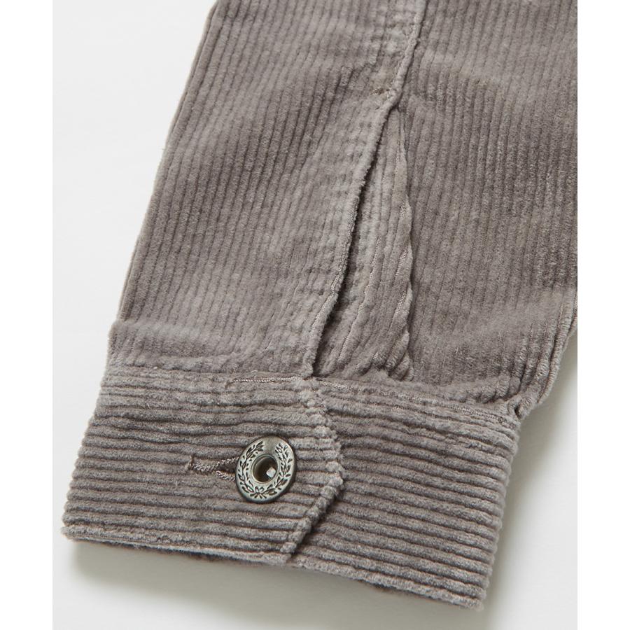 デニムジャケット メンズ コーデュロイ ジャケット Gジャン 細身 スリム ショート丈 ストレッチ シンプル 無地 improves | improves | 16