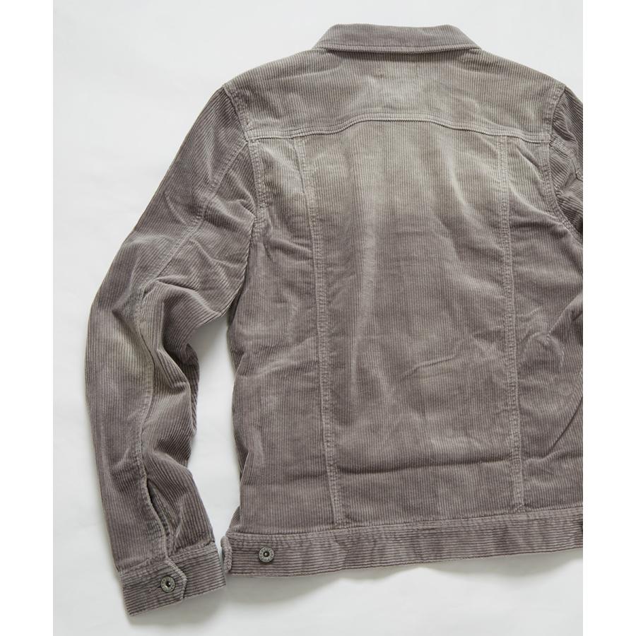 デニムジャケット メンズ コーデュロイ ジャケット Gジャン 細身 スリム ショート丈 ストレッチ シンプル 無地 improves | improves | 18