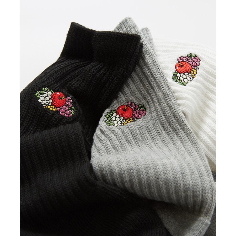 FRUIT OF THE LOOM フルーツオブザルーム ソックス メンズ 3足セット 無地 ハイソックス 黒 白 靴下 くつした ブランド | FRUIT OF THE LOOM | 03