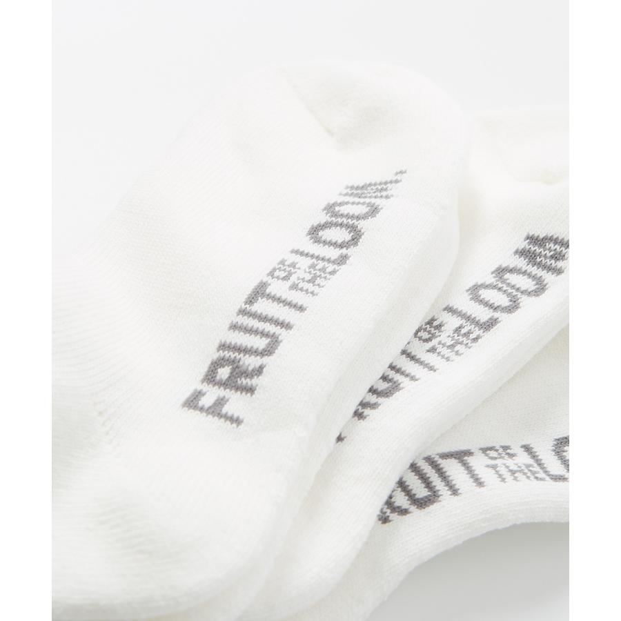 FRUIT OF THE LOOM フルーツオブザルーム ソックス メンズ 3足セット ライン ボーダー クルーソックス ショートソックス 靴下 くつした ブランド | FRUIT OF THE LOOM | 04