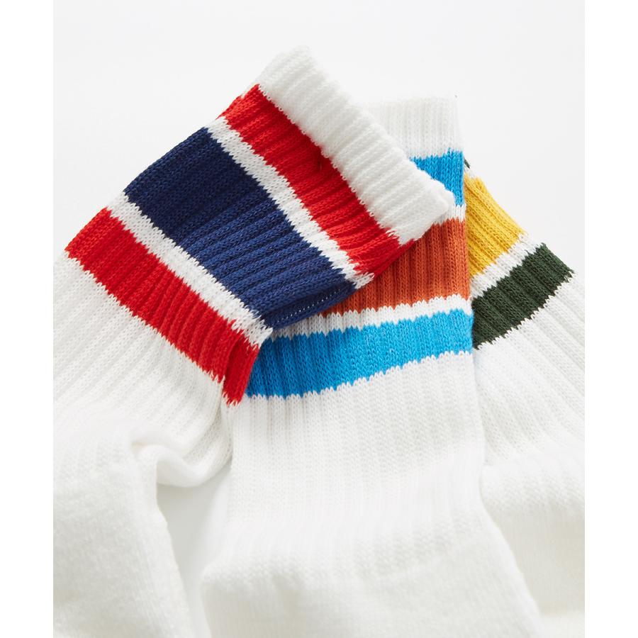 FRUIT OF THE LOOM フルーツオブザルーム ソックス メンズ 3足セット ライン ボーダー クルーソックス ハイソックス 靴下 くつした ブランド | FRUIT OF THE LOOM | 04