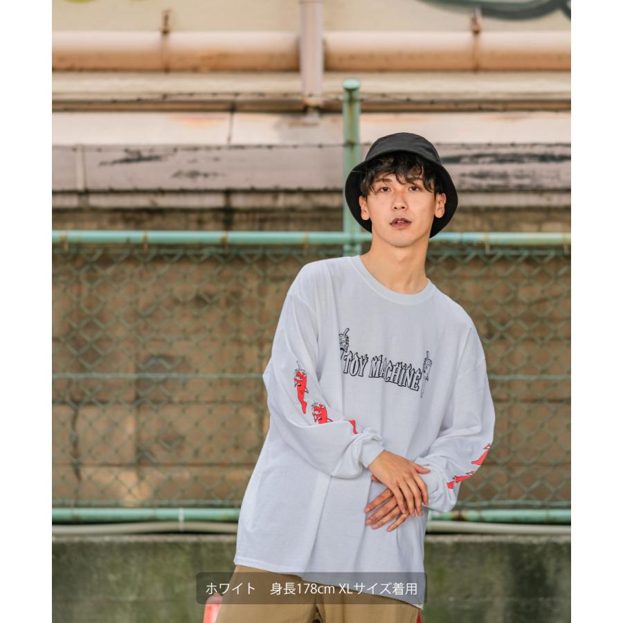 improves TOY MACHINE トイマシーン 長袖Tシャツ メンズ クルーネック