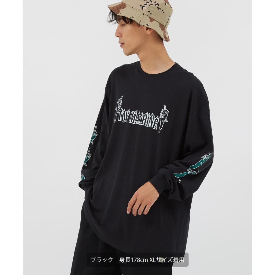 improves TOY MACHINE トイマシーン 長袖Tシャツ メンズ クルーネック