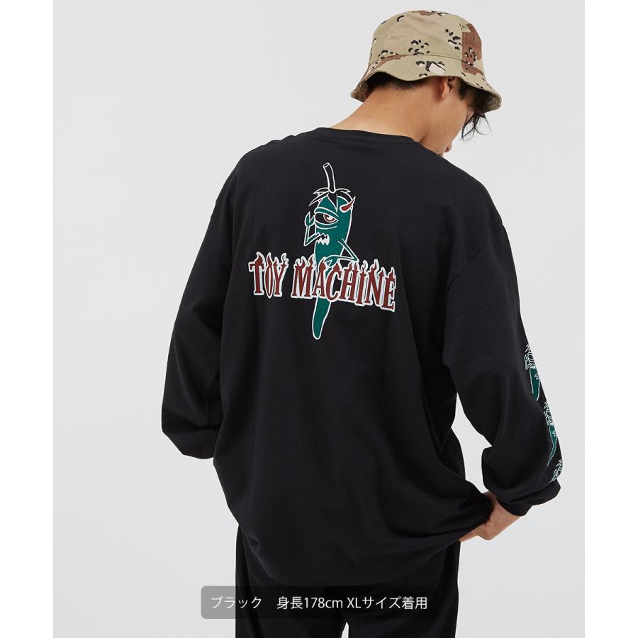 improves TOY MACHINE トイマシーン 長袖Tシャツ メンズ クルーネック