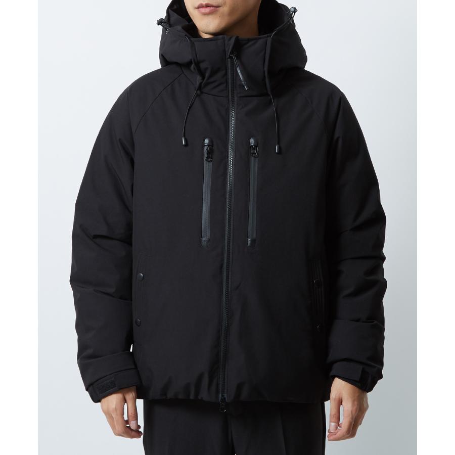 中綿ジャケット メンズ 防寒 撥水 ストレッチ スタンドネック フードジャケット 迷彩柄 カモフラ柄 無地 黒 緑 ダウンジャケット improves | improves | 13