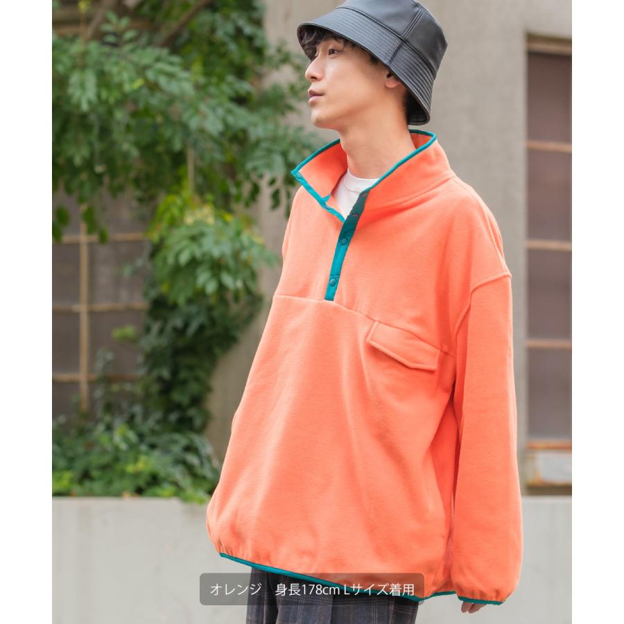 Revo. レヴォ フリース メンズ プルオーバー ハーフジップ フリース