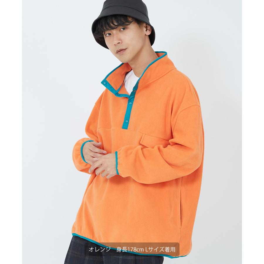 Revo. レヴォ フリース メンズ プルオーバー ハーフジップ フリース