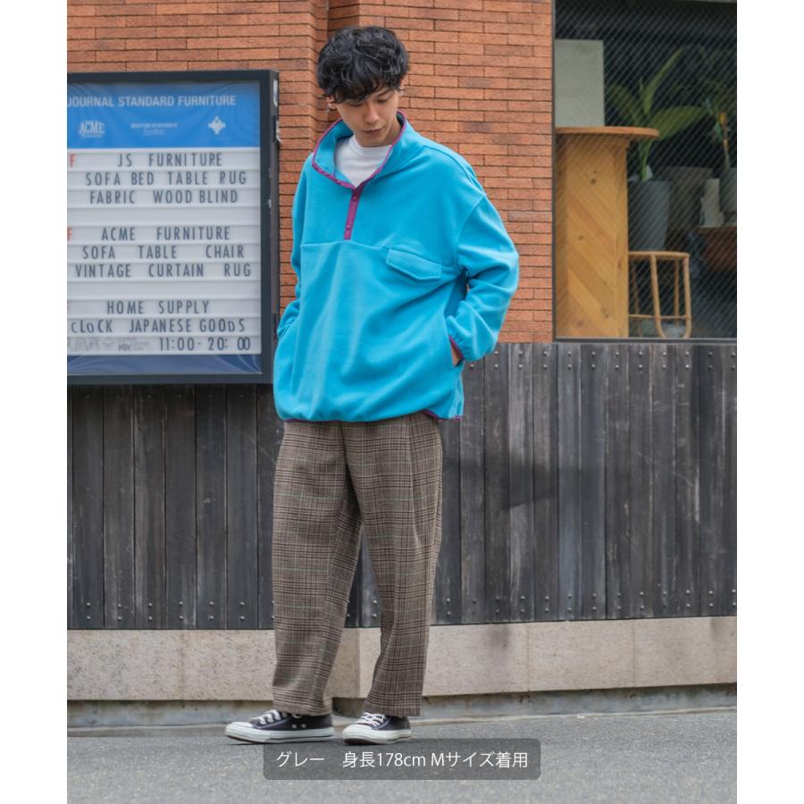 Revo. レヴォ ワイドパンツ メンズ ウールパンツ チェックパンツ 大きいサイズ オーバーサイズ ビッグシルエット ブランド | Revo. | 11