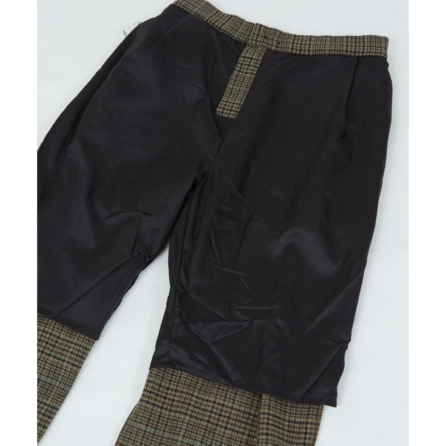 Revo. レヴォ ワイドパンツ メンズ ウールパンツ チェックパンツ 大きいサイズ オーバーサイズ ビッグシルエット ブランド | Revo. | 19