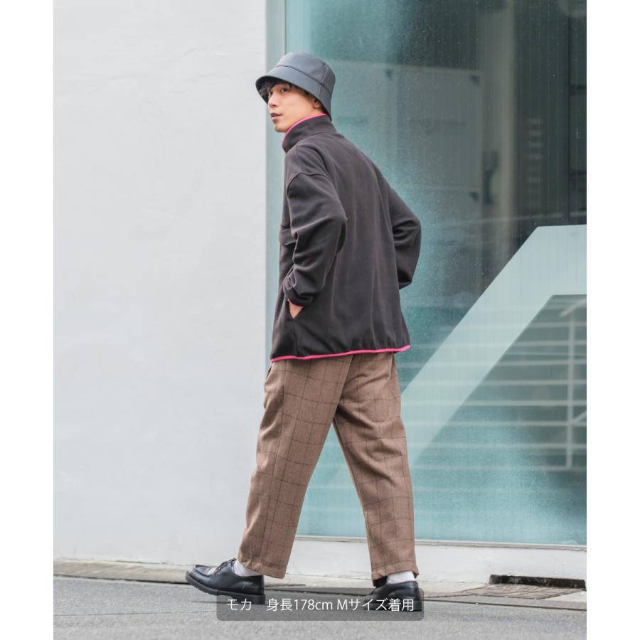 Revo. レヴォ ワイドパンツ メンズ ウールパンツ チェックパンツ 大きいサイズ オーバーサイズ ビッグシルエット ブランド | Revo. | 04