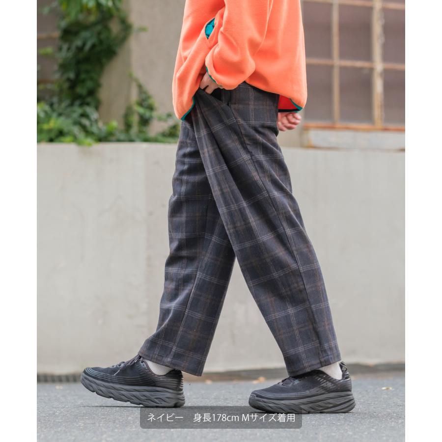 Revo. レヴォ ワイドパンツ メンズ ウールパンツ チェックパンツ 大きいサイズ オーバーサイズ ビッグシルエット ブランド | Revo. | 06