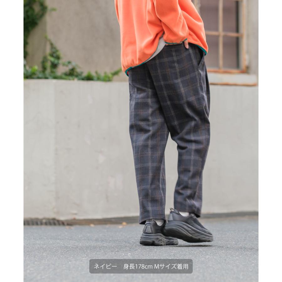 Revo. レヴォ ワイドパンツ メンズ ウールパンツ チェックパンツ 大きいサイズ オーバーサイズ ビッグシルエット ブランド | Revo. | 07